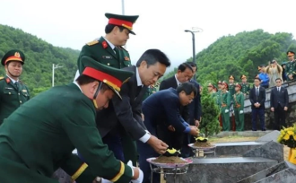  Ha Tinh holds memorial service for Vietnamese soldiers repatriated from Laos