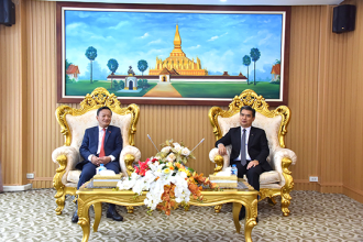ຫົວໜ້າ ອອປສ ຕ້ອນຮັັບ ທູດຫວຽດນາມ ເຂົ້າພົບປະຢ້ຽມຢາມ