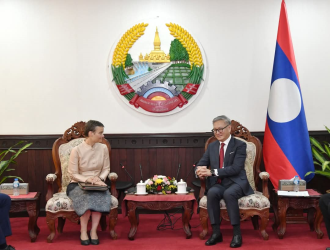 Minister of Foreign Affairs Receives British Ambassador Melanie Louise Barlow