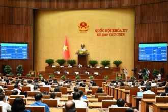 ສະພາແຫ່ງຊາດຫວຽດນາມຊຸດທີXVໄດ້ຮັບຮອງເອົາມະຕິວ່າດ້ວຍການສັບຊ້ອນຫົວໜ່ວຍບໍລິຫານຂັ້ນແຂວງປີ 2025
