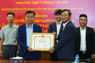 ທູດຫວຽດນາມ ປະຈຳລາວ ພົບປະສື່ມວນຊົນລາວ-ຫວຽດນາມ