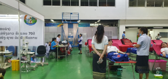 Lao Women’s Union Launches Blood Donation Drive to Celebrate 70th Anniversary
