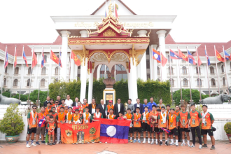    ຢູ 13 ດັບເບິນຢູໄອຈີ ນາຄາ ຖືກຕ້ອນຮັບຢ່າງສົມກຽດ ຫລັງຄວ້າແຊັມເຕະບານລະດັບນານາຊາດ ທີ່ປັອກຕຸຍການ 