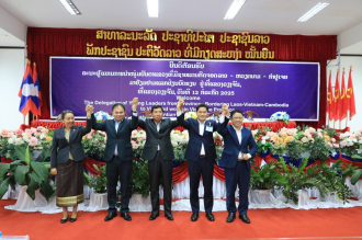 Vientiane Province Welcomes Young Leaders from Laos, Vietnam, and Cambodia