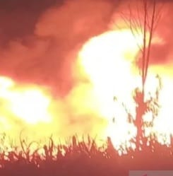 Oil well fire in Indonesia claims three lives