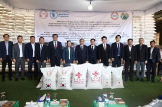 Lao PDR Receives Lifeline of 1,050 Tons of Rice from ASEAN+3 Emergency Reserve