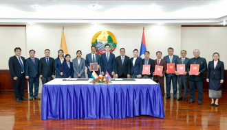  Laos, India Sign MoU on Five Quick Impact Projects to Boost Community Development