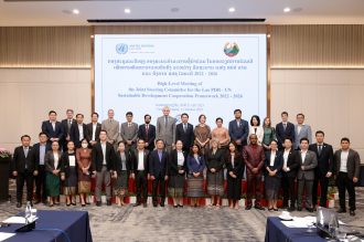 Lao PDR, UN Review Progress of 2022–2026 Cooperation Framework for Sustainable Development