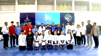 ເປີດການແຂ່ງຂັນກິລາເທຄວັນໂດ ມື້ທຳອິດຊີງໄຊ 6 ຫລຽນຄຳ