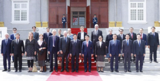 ປະທານປະເທດ ຕ້ອນຮັບຄະນະຜູ້ແທນກອງປະຊຸມໂຕະມົນລະດັບສູງ