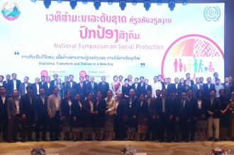 Laos holds national seminar on social protection and digital transformation   