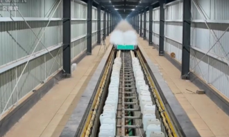 ສປ ຈີນ ສ້າງສະຖິຕິໃໝ່ໃນການທົດລອງ ລະບົບຂັບເຄື່ອນ ເທິງລາງລົດໄຟ ພະລັງງານແມ່ຫລັກ