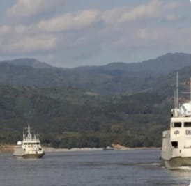 China, Laos, Myanmar, Thailand conduct joint patrols along Mekong River 