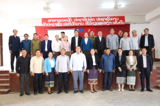 Provincial Election Committee Inspects NA and PPC Election Preparations in Khounkham District