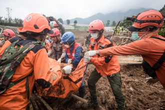 Indonesia landslide death toll rises to 34, dozens missing