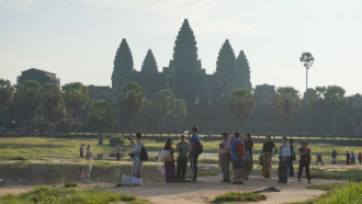 ນັກທ່ອງທ່ຽວສາກົນ ເດີນທາງຢ້ຽມຢາມ ກຳປູເຈຍ ຫລຸດລົງ 16,9%