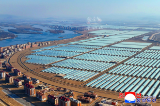 DPRK Inaugurates Sinuiju Combined Greenhouse Farm