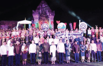 ການນຳພັກ-ລັດ ເຂົ້າຮ່ວມພິທີເປີດບຸນນະມັດສະການຜາສາດຫີນວັດພູຈຳປາສັກ