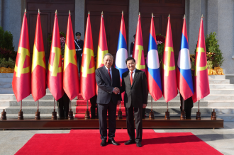 Lao, Vietnamese Party Leaders Reaffirm Strategic Partnership During State Visit