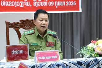 Minister of Public Security Urges Tight Security for Upcoming Elections in Vientiane Province