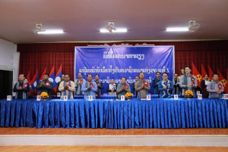 National and Provincial Assembly Candidates Launch Campaign in Sepon District