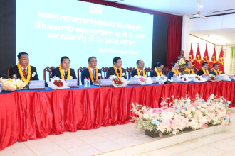  Sekong NA Candidates Campaign in Dak Cheung District