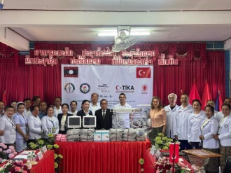 TİKA Delivers Advanced Neonatal Equipment to Salavan Hospital, Boosting Newborn Care