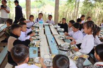 Oudomxay; School Lunch Programme Boosts Education and Nutrition