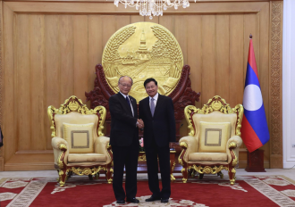 President Thongloun Meets ADB Chief During Laos Visit