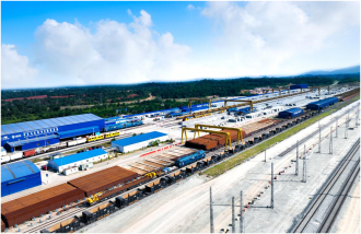 ໂຄງການກໍ່ສ້າງເສັ້ນທາງລົດໄຟແຄມທະເລຕາເວັນອອກມາເລເຊຍສຳເລັດ 93%