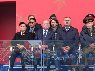 President Thongloun Joins Historic 81st Victory Day Commemorations in Moscow