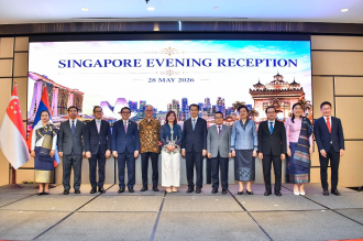 Singapore Hosts Reception in Laos to Celebrate 25 Years of Development Partnership