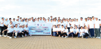 ຈຳປາສັກ ຈັດກິດຈະກຳຍ່າງເພື່ອສຸຂະພາບ ສະຫລອງວັນສາທາລະນະສຸກລາວ ຄົບຮອບ 61 ປີ