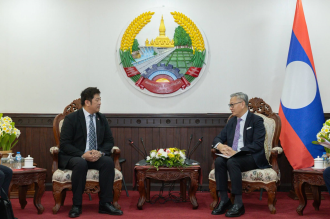 Deputy Prime Minister Receives JETRO Delegation in Laos