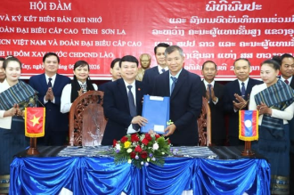 Oudomxay, Son La Sign New Cooperation Agreement for 2026–2029