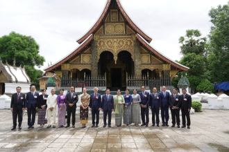 Myanmar President Visits Luang Prabang Province