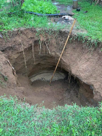 Government Investigates Land Subsidence in Savannakhet, Says Incident Appears Natural
