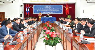 ຮອງນາຍົກລັດຖະມົນຕີ ຜູ້ປະຈຳການ ພົບປະໂອ້ລົມການນຳ ແລະ ພະນັກງານຫລັກແຫ່ລງ ແຂວງອຸດົມໄຊ