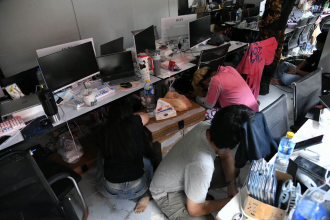 Police Arrest 589 Suspects in Crackdown on Online Gambling and Scam Network