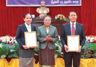 ຮອງປະທານສະພາແຫ່ງຊາດ ເຄື່ອນໄຫວເຮັດວຽກຢູ່ແຂວງໄຊສົມບູນ