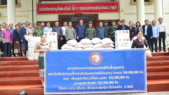 National Disaster Committee Chairman Inspects Flood Relief Operations in Oudomxay