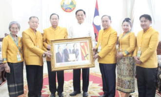 ນາຍົກລັດຖະມົນຕີ ຕ້ອນຮັບຄະນະບໍລິຫານສະມາຄົມສຽງແຄນລາວ