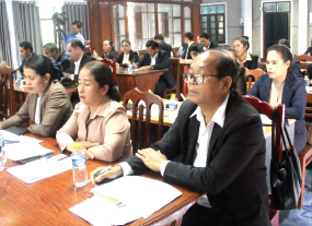 ຄະນະໂຄສະນາອົບຮົມເຊກອງ ສະຫລຸບຜົນງານ 9 ເດືອນ