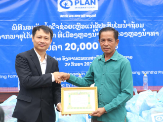 Plan International Laos Launches Emergency Response for Communities Devastated by Typhoon Maysak in Luang Namtha