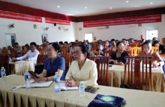 ເຜີຍແພ່ກົດໝາຍວ່າດ້ວຍການປະກັນສັງຄົມ ໃຫ້ພະນັກງານລັດຖະກອນ ຢູ່ເມືອງໄຊພູທອງ