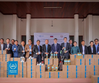 Russia Donates Food Aid to Flood-Affected Communities in Luang Namtha