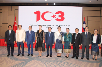 Türkiye Celebrates 103rd Republic Day Anniversary with in Vientiane