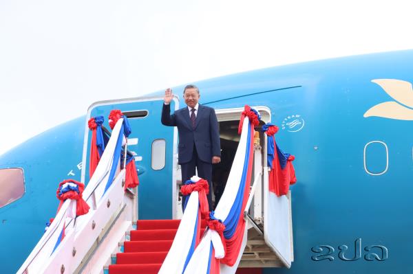Vietnamese President To Lam Pays a State Visit to Lao PDR